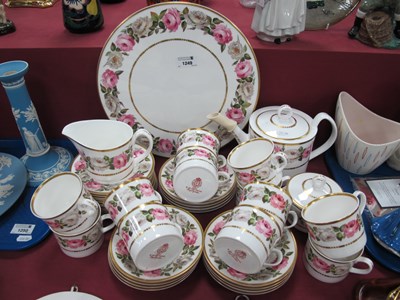 Lot 1249 - Royal Worcester "Royal Garden" China Tea...