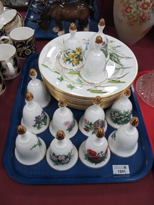 Lot 1241 - Twelve China Bells from The Summer Collection...