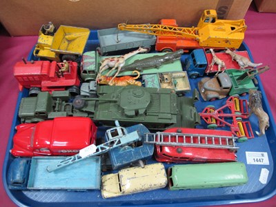 Lot 1447 - Dinky Tank Transporter, Centurion tank,...