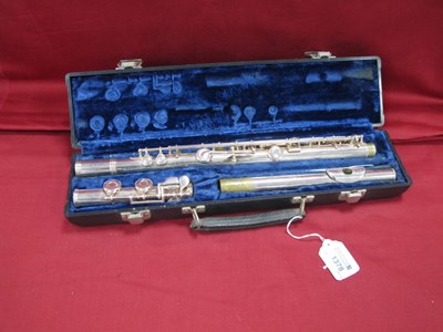 Lot 1378 - Gemeinhacot-Elkhart M2 Plated Concert Flute,...