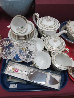 Lot 1222 - Noritake China Tea Service, Maling dish,...