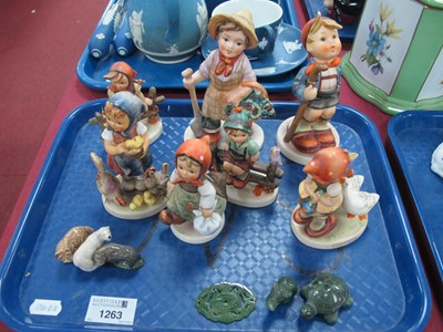 Lot 1263 - Goebel Figures, 'Feeding Time, "Grandma's Girl"...