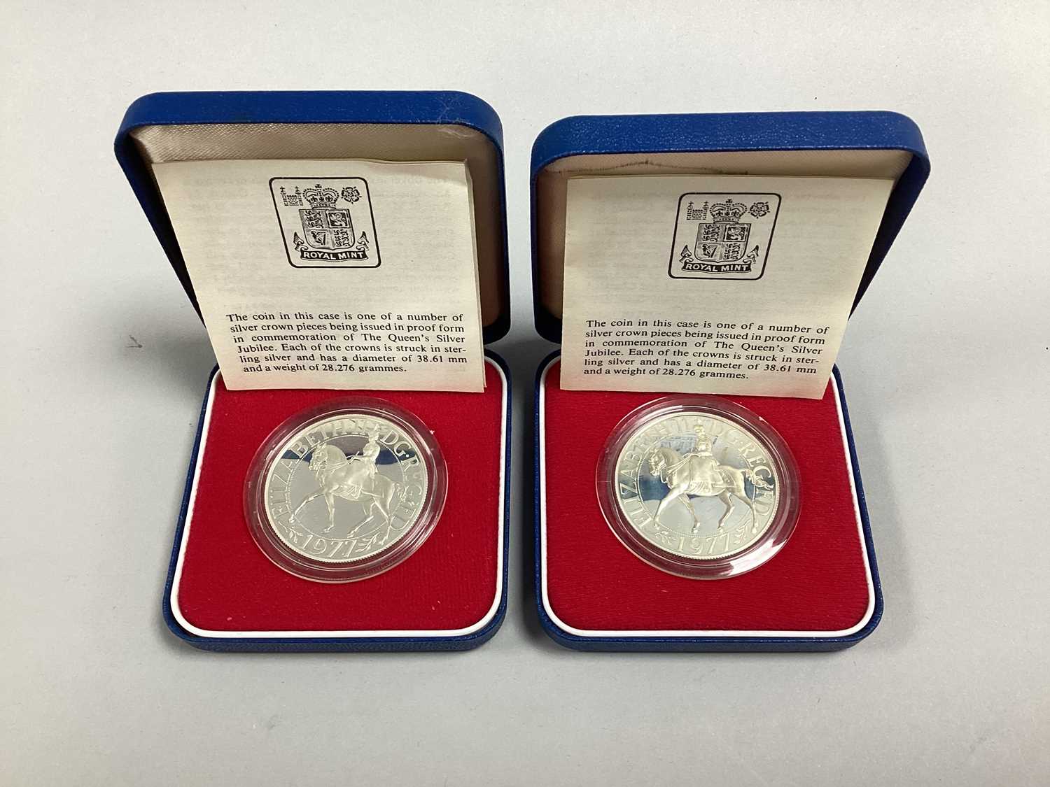 Lot 375 - Two Royal Mint Silver Proof Queen's Jubilee...