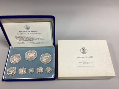 Lot 397 - 1975 Coinage Of Belize Sterling Silver Proof...