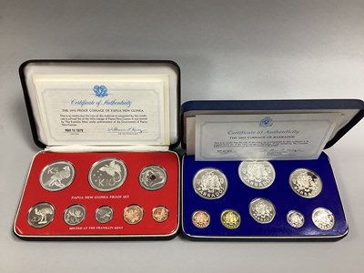 Lot 394 - 1976 Papua New Guinea Proof Coin Set, together...