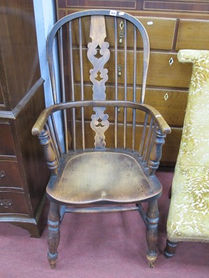 Lot 1675 - XIX Century Ash-Elm Windsor Chair, with a...