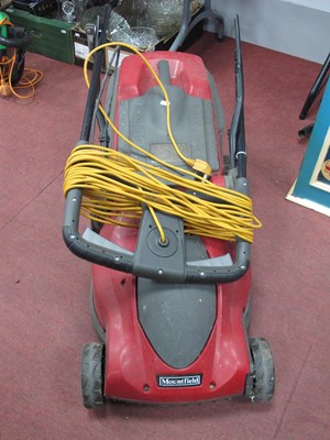 Lot 1158 - Mountfield electric lawn mower. (Untested sold...