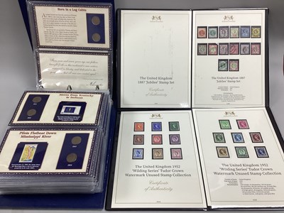 Lot 310 - 100 Years Of Lincoln Coins And Stamps...