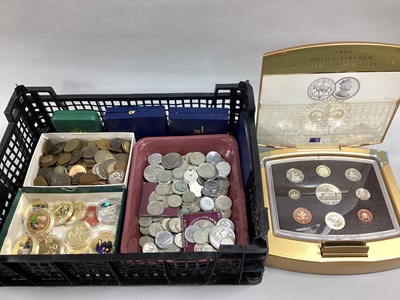 Lot 314 - Large Collection Of GB And World Coins,...