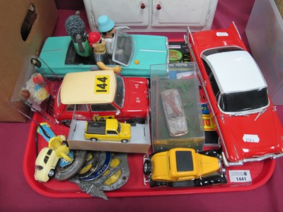 Lot 1441 - RAC badges, toy cars, diecast model toys...