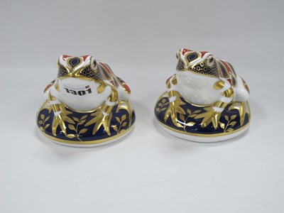 Lot 1301 - Royal Crown Derby Paperweights, in the form of...