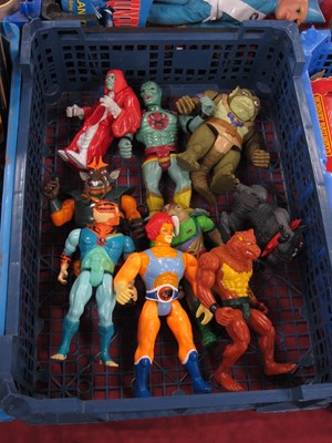 Lot 484 - Nine circa 1980's Thundercats plastic action...