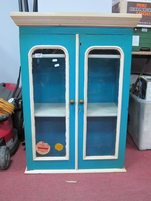 Lot 1157 - Early XX Century Display Cabinet, with arched...
