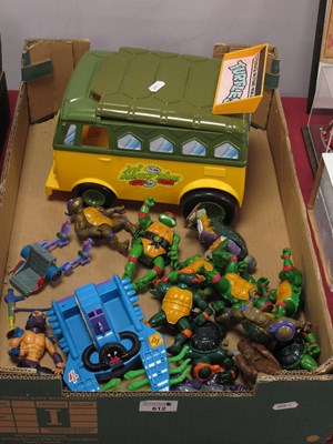 Lot 612 - A collection of circa 1980's Teenage Mutant...