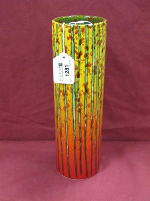 Lot 1281 - Anita Harris 'Brimstone' Cylindrical Vase,...