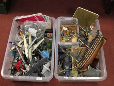 Lot 441 - A Collection of 'Built Up' Plastic Model...