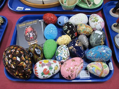 Lot 1265 - Franklin Mint Decorative Eggs, to include...