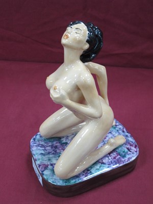 Lot 1297 - A Peggy Davies Erotic Figurine 'Lolita', an...