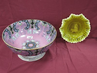 Lot 1206 - A Large Victorian Colourful Ironstone Glazed...