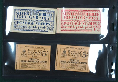 Lot 650 - Stamps; Great Britain: Four booklets including...