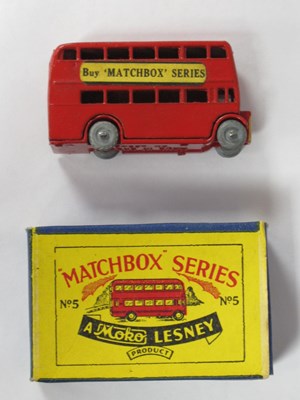 Lot 641 - An Original Moko Lesney Matchbox 5a London Bus...