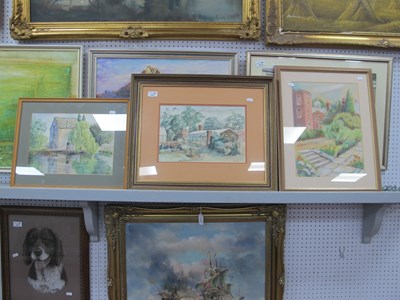 Lot 1471 - E. Cowley, three original paintings, two...