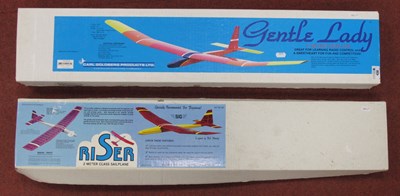 Lot 428 - Two Balsa Wood 2 Meter Class Sailplane kits by...