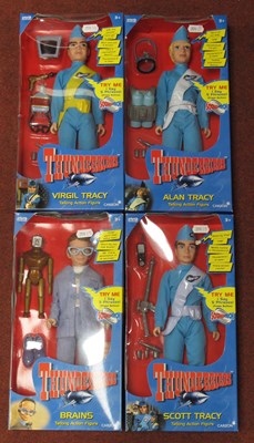 Lot 485 - Four Thunderbirds Plastic Action Figures by...