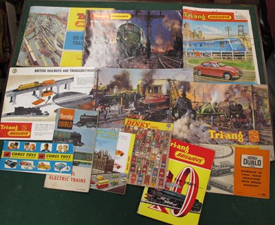 Lot 492 - A quantity of 1960/70s toy catalogues by Dinky,...