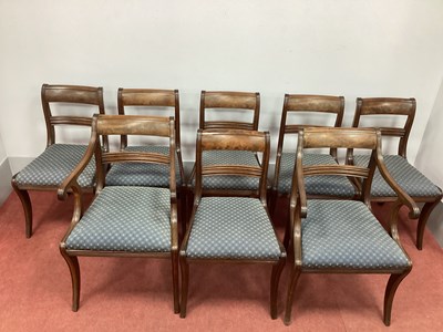 Lot 1515 - A Set of Eight XIX Century Regency Dining...