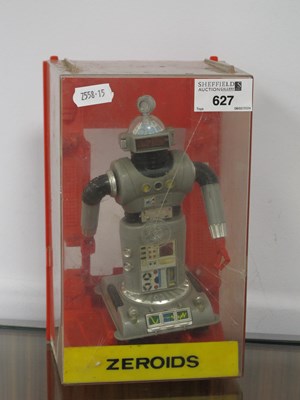 Lot 627 - A Zeroids Zintar Motorised Plastic Robot by...