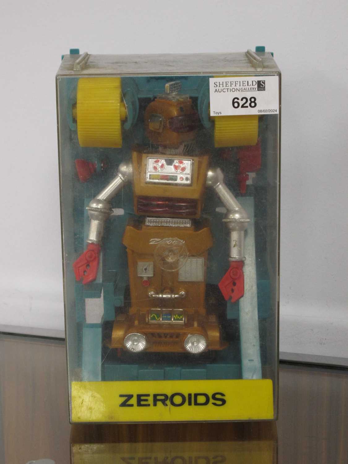 Lot 628 - A Zeroids Zobor Motorised Plastic Robot, by...