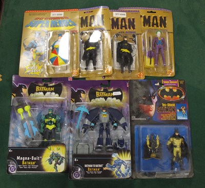 Lot 473 - Seven Carded Plastic Action Figures by Toy Biz,...