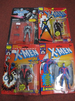 Lot 372 - Four Carded Plastic Action Figures, comprising...