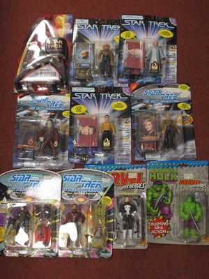 Lot 461 - Ten Carded Plastic Action Figures mostly...