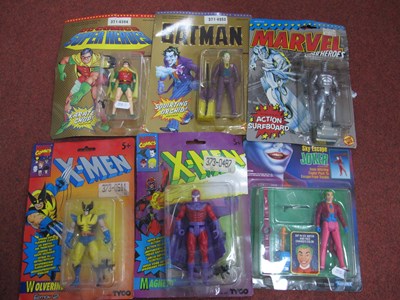 Lot 354 - Six Carded Plastic Action Figures, to include...