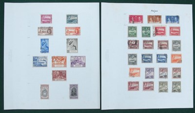 Lot 590 - Stamps; A collection of used King George VI...