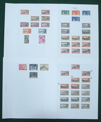 Lot 591 - Stamps; A collection of used King George VI...