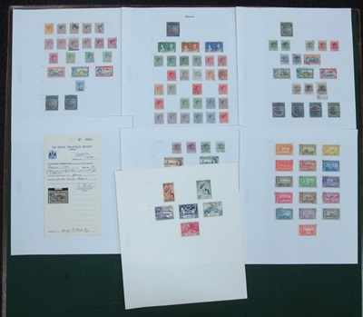 Lot 593 - Stamps; A collection of used King George VI...