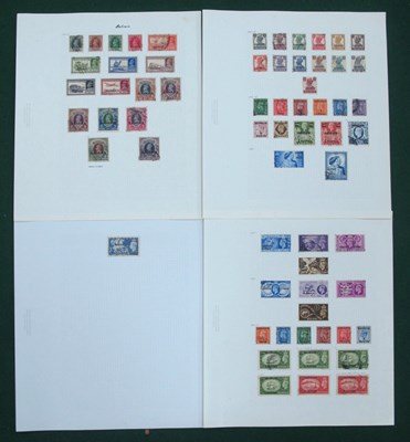 Lot 595 - Stamps; A collection of used King George VI...