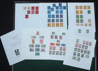 Lot 597 - Stamps; A collection of used King George VI...