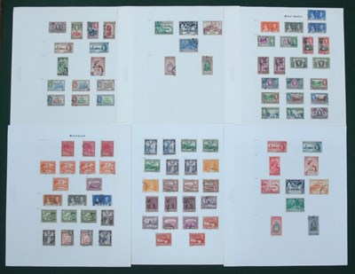 Lot 598 - Stamps; A collection of used King George VI...