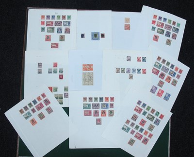 Lot 600 - Stamps; A collection of used King George VI...