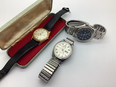 Lot 113 - Oris Super; A Vintage Gent's Wristwatch, the...