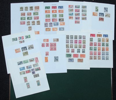 Lot 602 - Stamps; A collection of used King George VI...