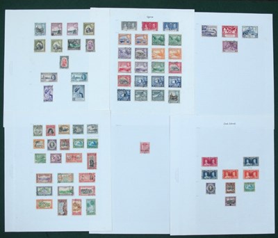 Lot 604 - Stamps; A collection of used King George VI...