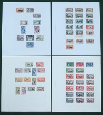 Lot 607 - Stamps; A collection of used King George VI...