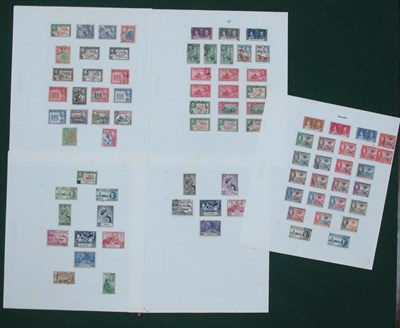 Lot 609 - Stamps; A collection of used King George VI...