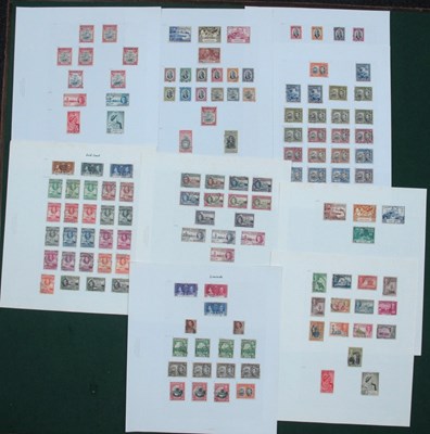 Lot 611 - Stamps; A collection of used King George VI...