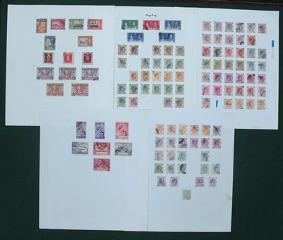 Lot 613 - Stamps; A collection of used King George VI...